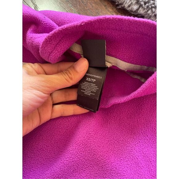 The north face women’s purple fleece half zip size xs - Picture 5 of 7